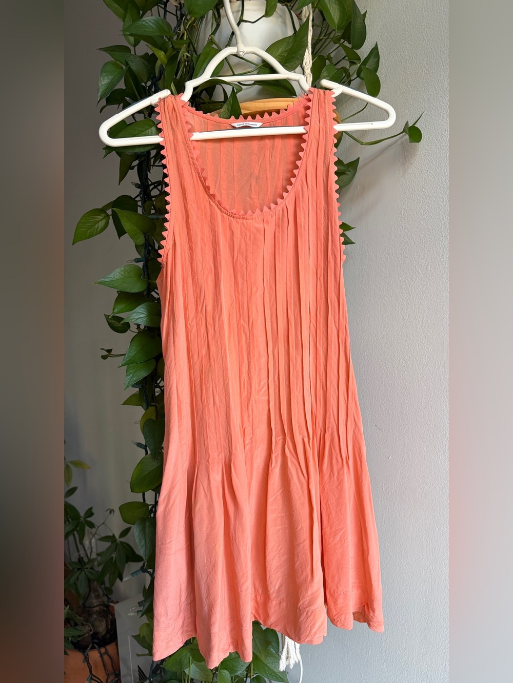 Coral Sleeveless Swim Cover-Up Dress - Club Monaco